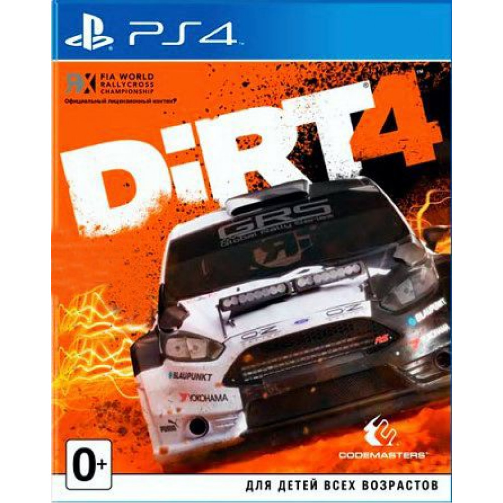 DiRT 4. Издание первого дня [PS4, русская документация] (Б/У)