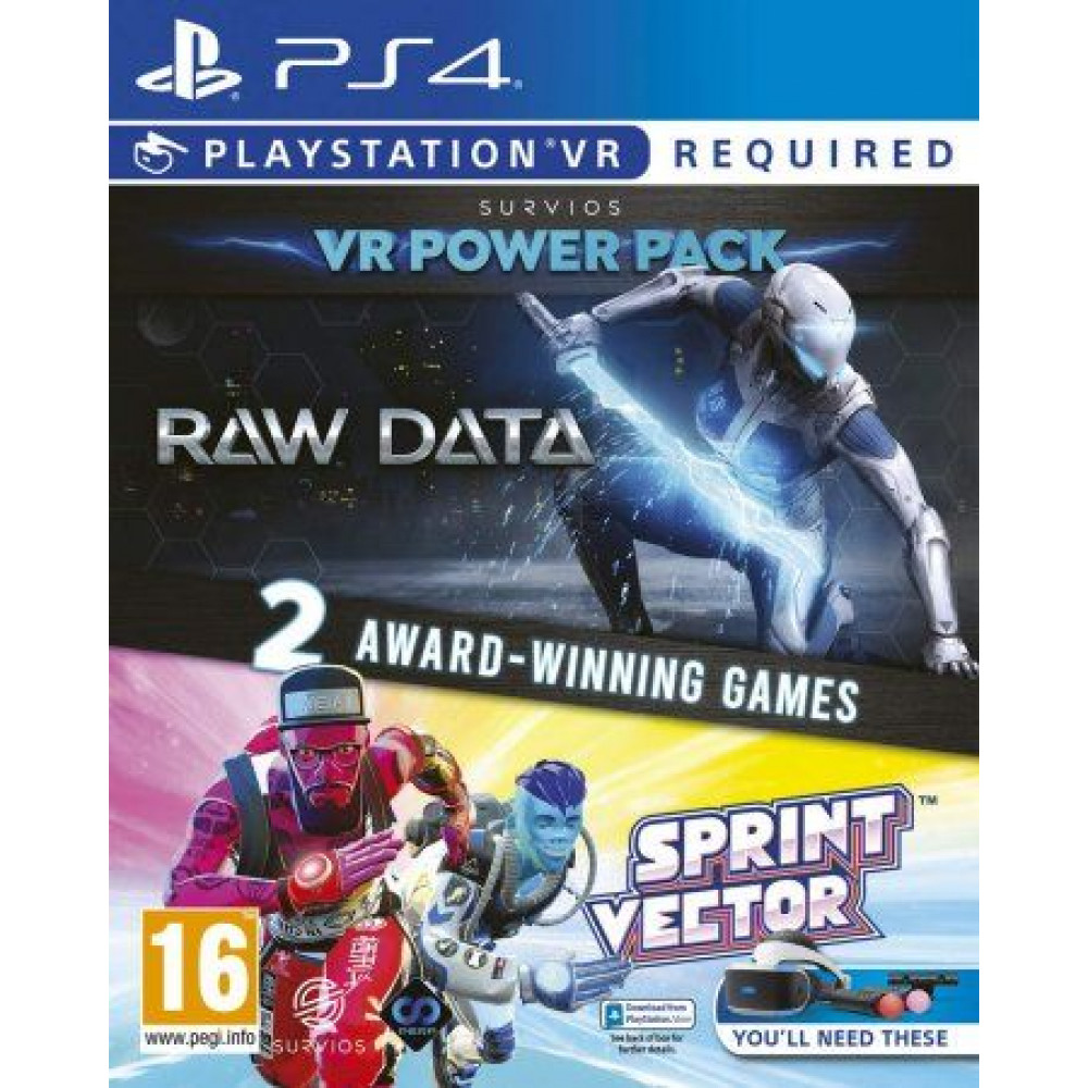 Raw Data & Sprint Vector (Double Pack) (только для PS VR) [PS4, английская версия]