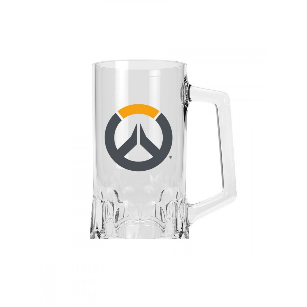 Кружка стеклянная Overwatch Logo Tankard 500ml ABYVER096